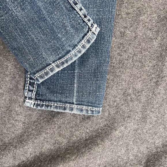 TRUE RELIGION SKINNY SWAROVSKI CRYSTAL JEANS 28x30 - Picture 12 of 13